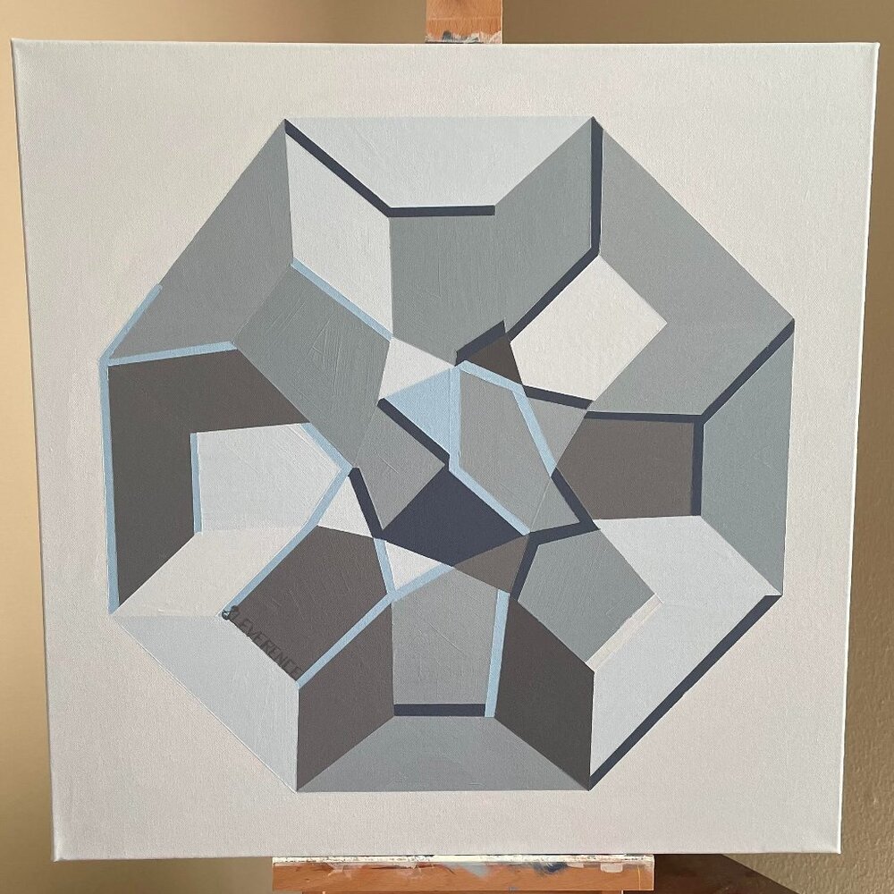 Large Diamond Abstract